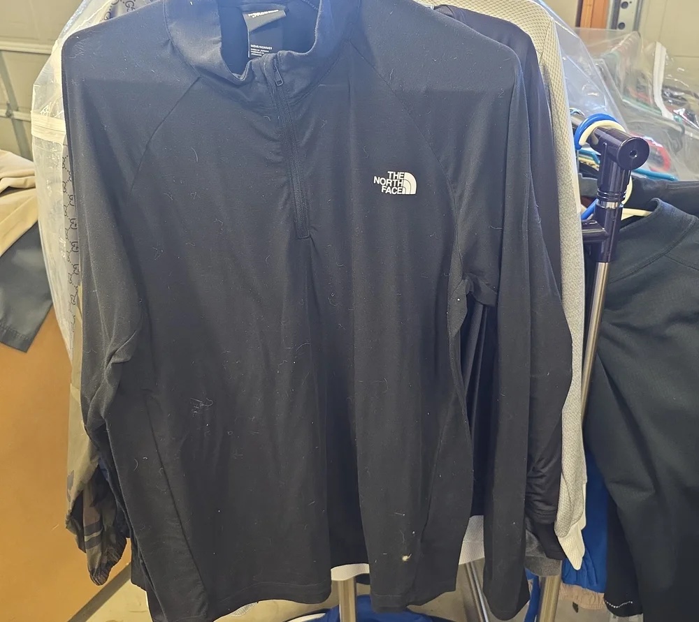 The North Face Black Lightweight Quarter-Zip Pullover